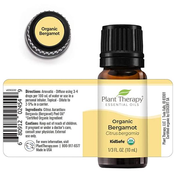 Bergamot Essentiële olie - Plant Therapy - 10 ml Biologisch Ingrediënten