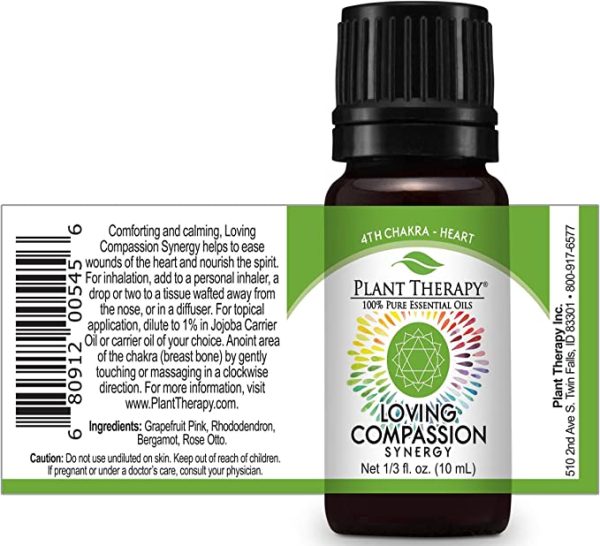 Hart Chakra Essentie Olie Ingredienten Plant Therapy-min